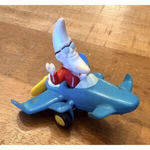 McDonald's Happy Meal Toy Mac Tonight Moon Man blue plane airplane Vintage 1988